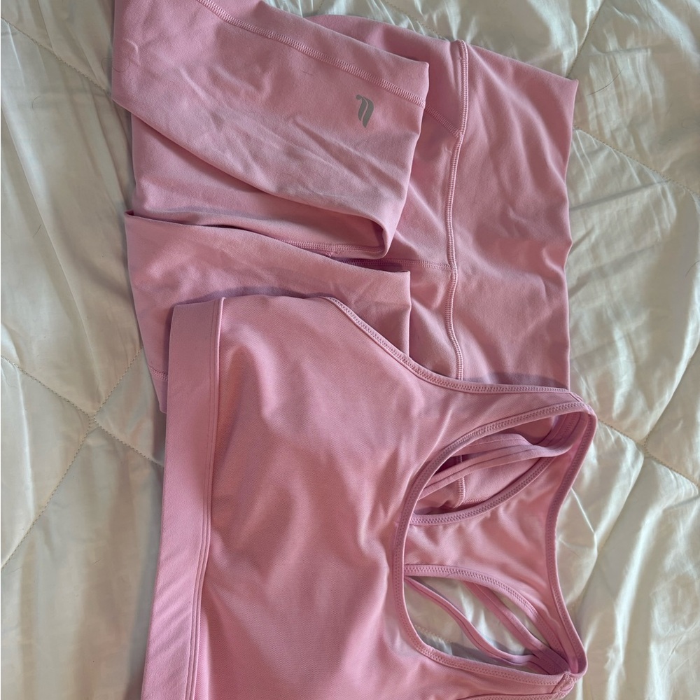 FABLETICS Pink Sports Bra and Leggings Set